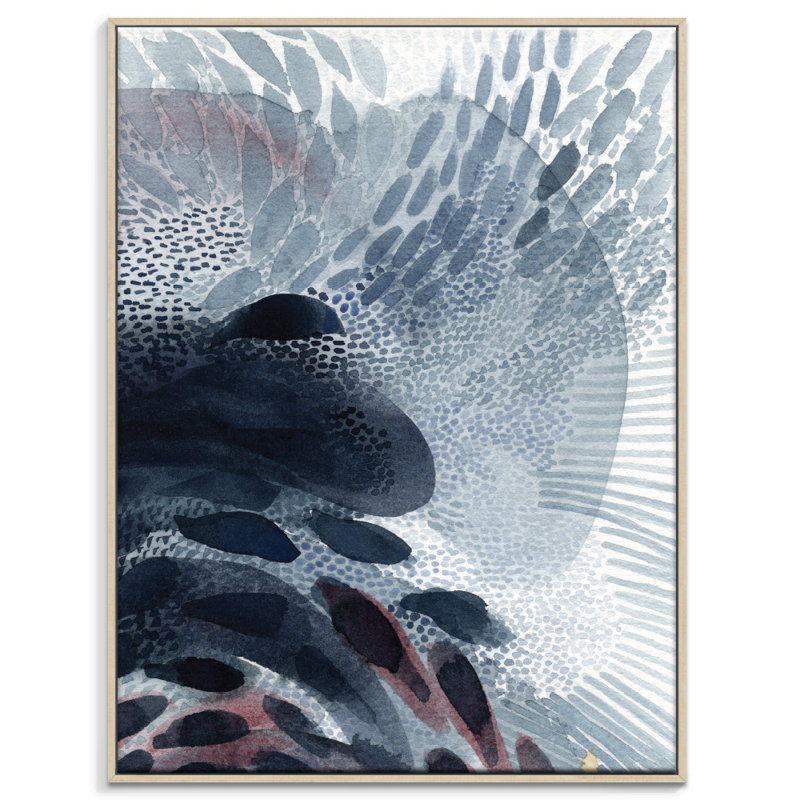 Painting on Canvas, 51cm H x 41cm W, Timber Floater Frame