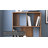 Modway Transmit 5 Shelf Wood Grain Bookcase-91110985