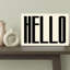 Hello Bold, art mural minimaliste contemporain-1430097914