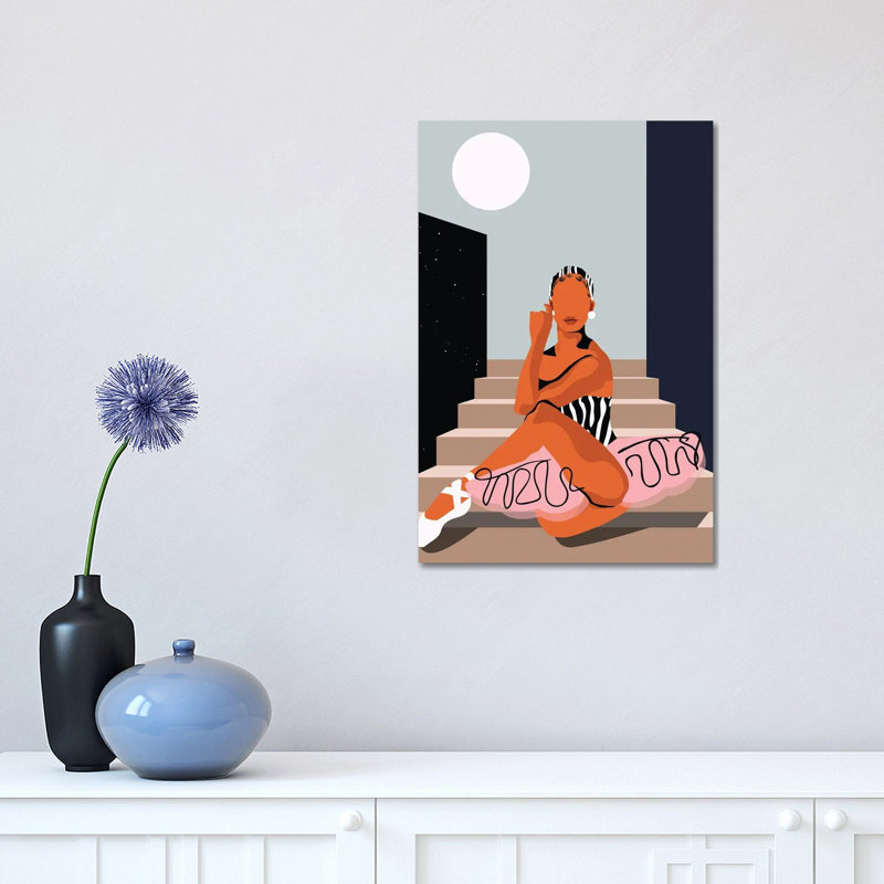 Ballet Noir - Print on Canvas, Wrapped Canvas, 101.6 cm H x 66.04 cm W x 3.175 cm D