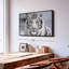 Animal «Endangered White Tiger», reproduction sur toile-101457046