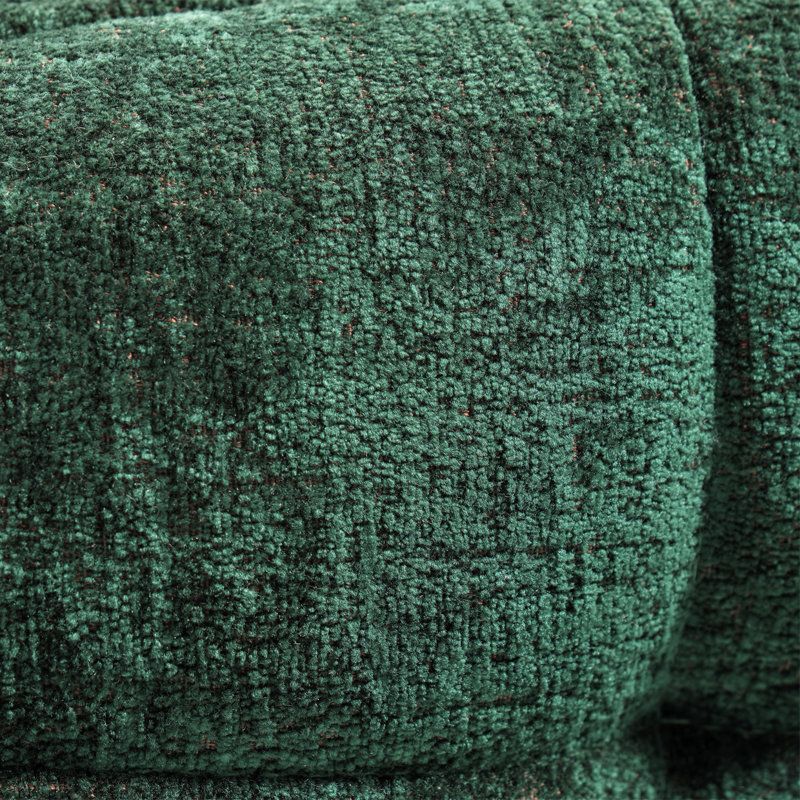 A La Carte Barrel Chair, Gold, Emerald Chenille