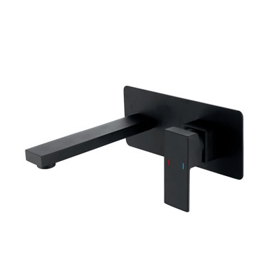 Wall Mounted Single Handle Bathroom Sink Faucet