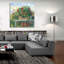 «Geranium Bench Crop» par Carol Rowan, August Grove®, art mural en verre acrylique-1406287570