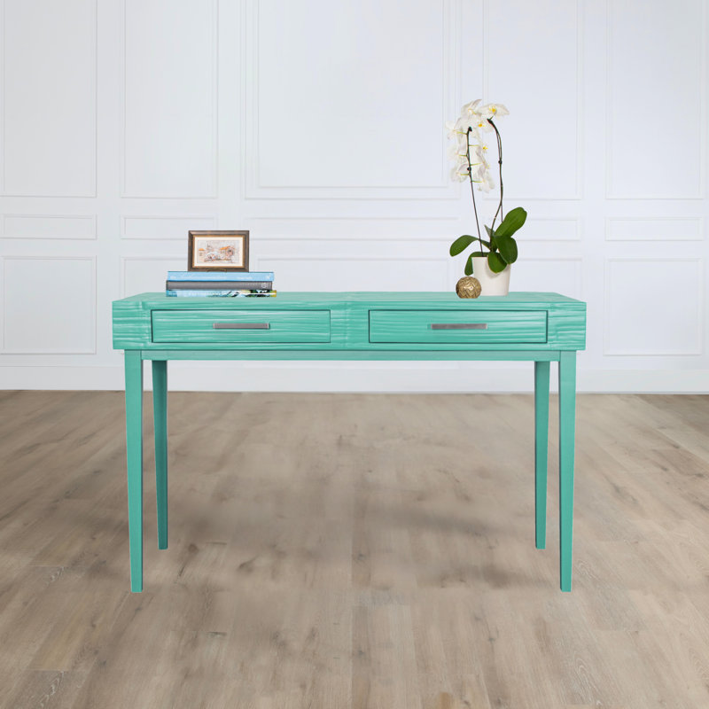 Andros Writing Desk, Celery Green