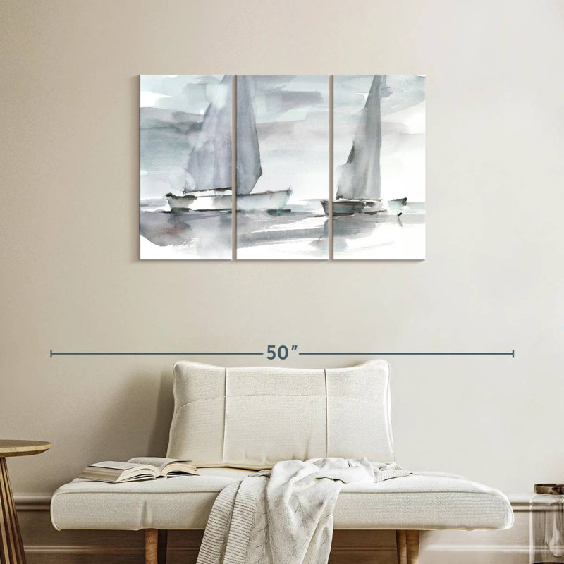 Mehar Misty Sails I, 24" H x 38" W