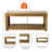 Dezider Solid Wood Storage Bench-144606