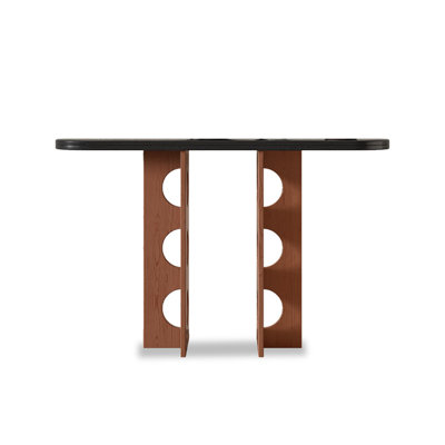 Console en bois massif Wabi Sabi