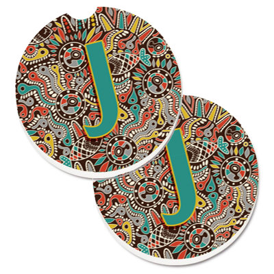 Sous-verre voiture tribal initial