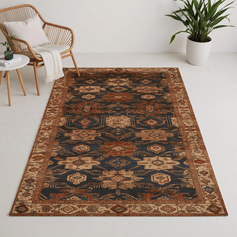 Tapis intérieur et extérieur ArtDeco, Rectangle 9 pi x 12 pi