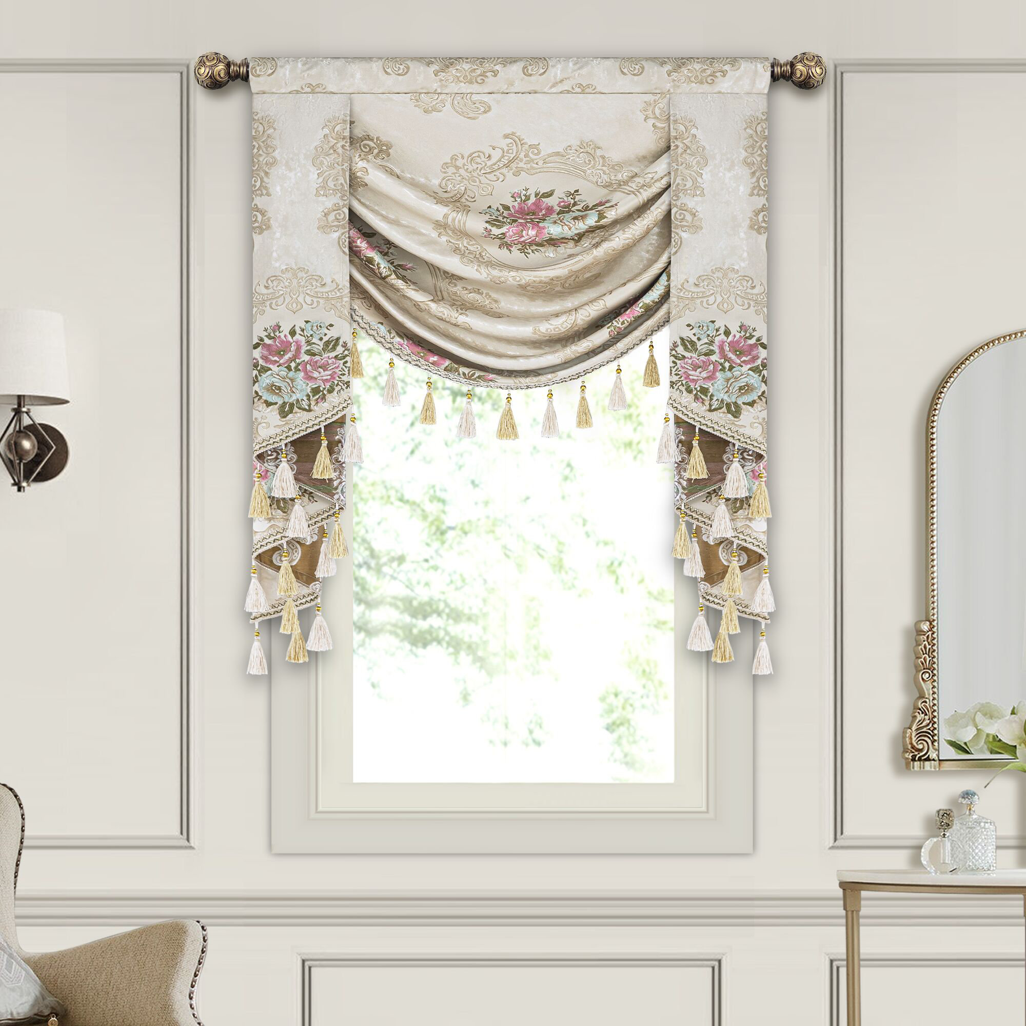 Rosdorf Park Riney Swag Window Valance & Reviews | Wayfair