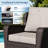 6-Piece Outdoor Patio Set With Fire Pit Table, Swivel Chairs, Ottomans, Side Table & Beige Cushion-424698346-424698348
