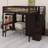 Loft Bed With Bookshelf,Drawers,Desk,And Wardrobe-122428037