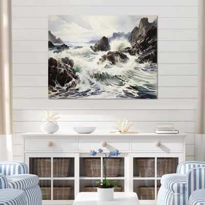 " Rocky Beach Coastal Drama "