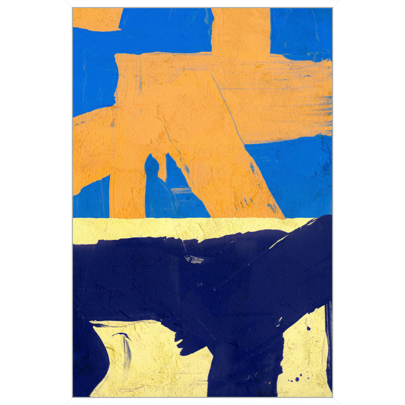 Contemporary Gallery - Color Perception 2 par Lillian August - peinture sur toile à cadre flottant