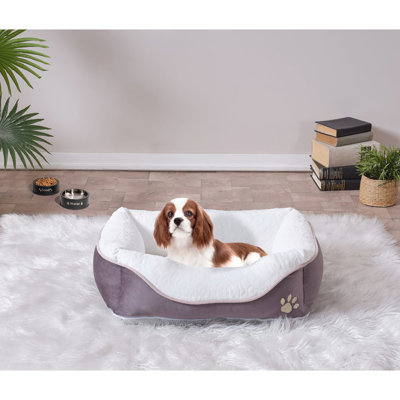Cozy Foam Pet Bed For Cats, Anthracite, 17''X23'', Odor-Control Large 17 X 23 Inches, Flame-Retardant