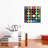 Modern Art- Dots Nine Colors by 5by5collective - Wrapped Canvas Print-1992655230