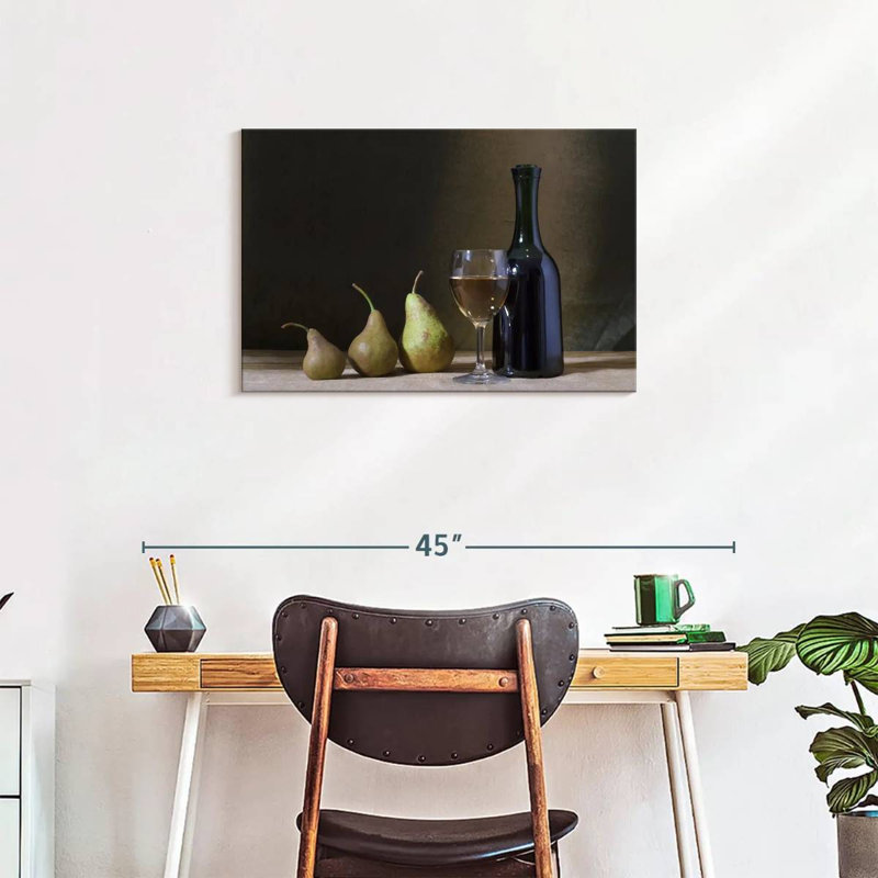 Yarlin Wine and Pears, 20" H x 30" W