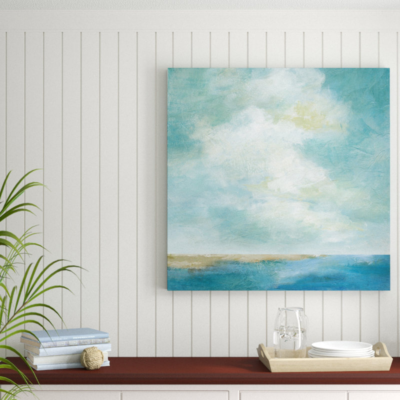 Cloudscape III-reproduction d’art sur papier, Toile tendue, H 40 po x l 40 po x P 2 po