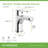 Identity Single-handle Bathroom Faucet with Push Pop Drain-91584295
