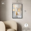 Toile grise Caesar, abstrait Mid-Century par Art Remedy-105672679-105672674