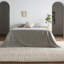 Hira Rectangle Geometric Machine Woven Polyester/Chenille Area Rug in Cream-1819632090