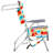 Lemon Pattern Aluminum Folding Backpack Beach Chair-92487723
