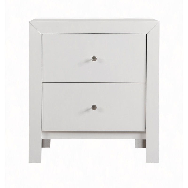 Nightstand, Elegant Transitional Nightstand