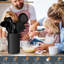 Ensemble 28 ustensiles de cuisine en silicone 28 pièces, sans BPA, antiadhésif, noir