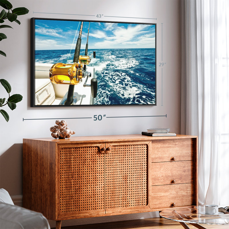 Impression sur toile Ocean Reels, H 29 po x l 43 po