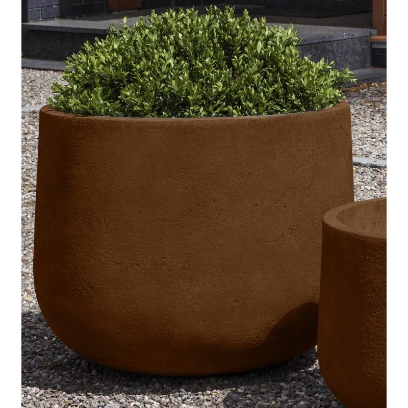 Tribeca Handmade Pot Planter, Pietra Nuova, 19" H x 25" W x 25" D