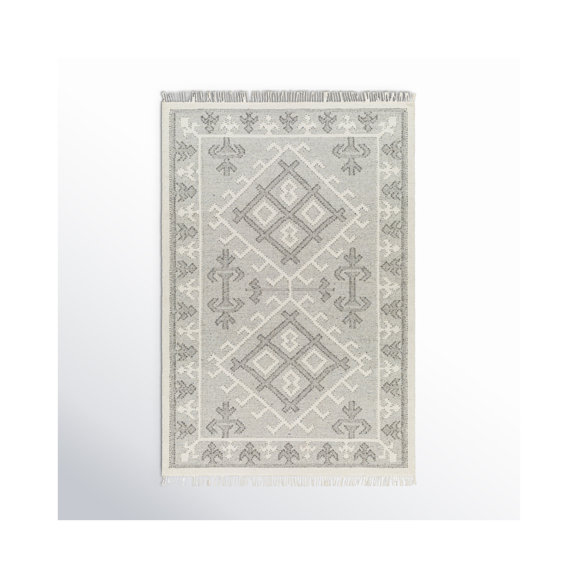 Saber Handmade Wool Rug, Rectangle 8' x 10'
