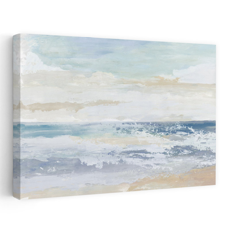 Océan sel abstrait coquillages côtiers et corail Art contemporain, H 24 po x l 16 po