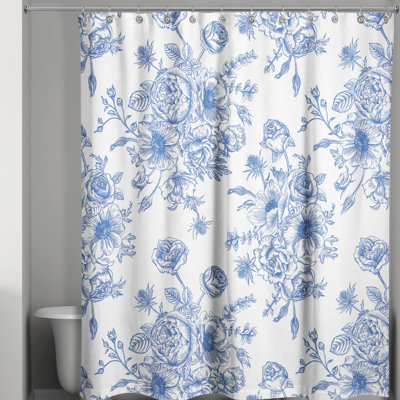 Rideau de douche simple floral Wallasey