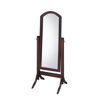 Arick Wood Floor Mirror