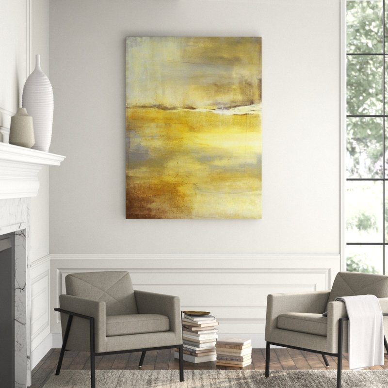 Beneath Gray I Print by Maeve Harris, Image Brush Gel, 63" H x 47" W