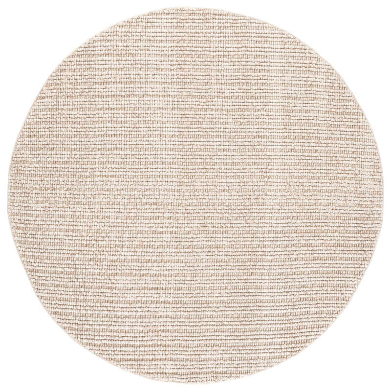 Natural Fiber Couture 112 Hand Woven Performance Solid Color Rug, Round 6'