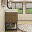 Finition du meuble-lavabo sur pied simple de base 42 po Jessica: Noir lustré-72495705