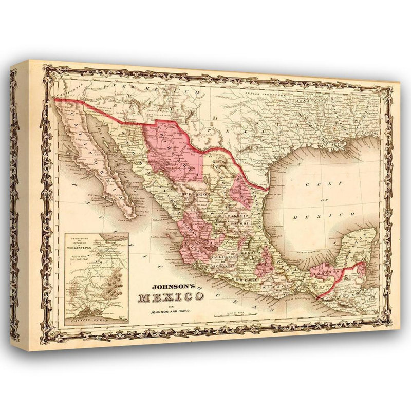 Art sur toile tendue par Williston Forge, "Mexico 1862"