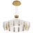 Kenzo - LED Chandelier - Polished Anodized Bronze Finish - Light Guide Panel-1565745106-1565745132