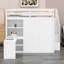 Lit mezzanine avec garde-robe, bureau et tablettes-1583836307