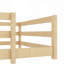 Lit sur pied, lit sur pied avec clôture Montessori, lit sur pied en bois Montessori-318023725-318023727