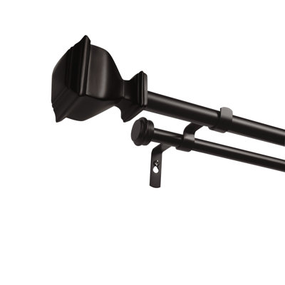 Boney Cast Iron Adjustable Single Curtain Rod