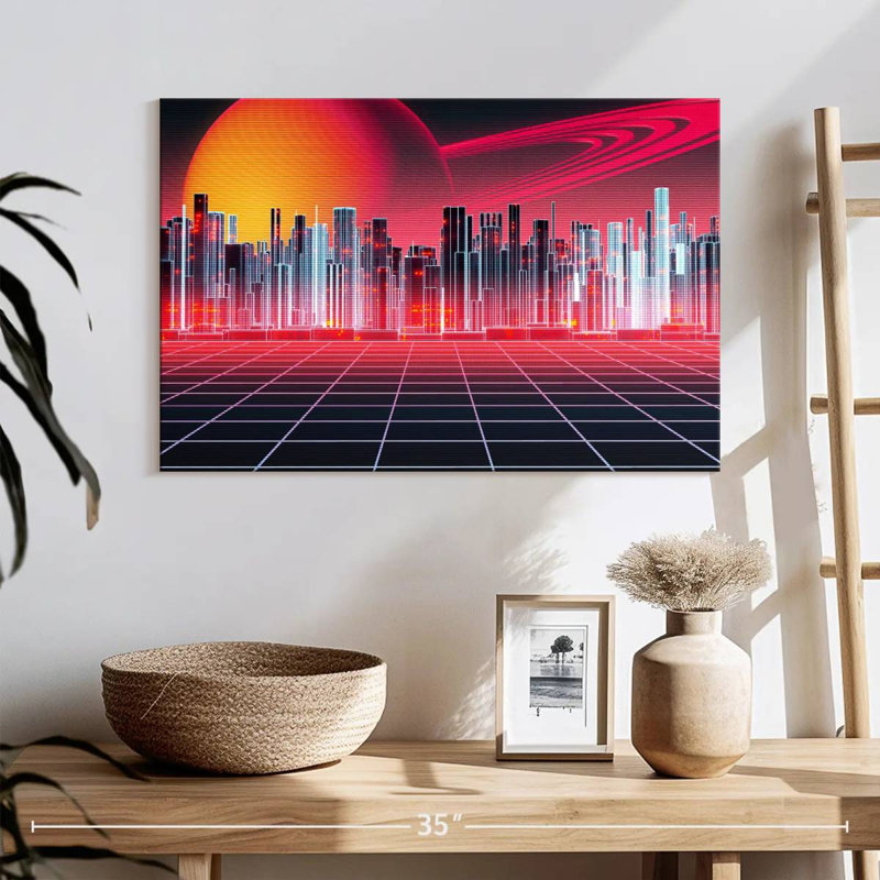 Kelan Digital Metropolitan, 16" H x 24" W