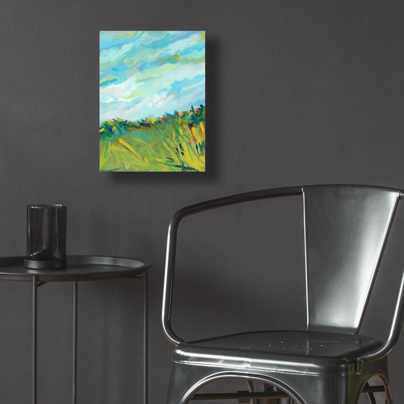 «Clouds» par Jenny Westenhofer, acrylique, H 16 po x l 12 po x P 0,13 po