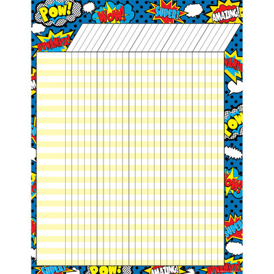 Teacher Created Resources Superhero Incentive Chart