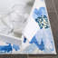 Tapis bleu clair / bleu Haynie 852-10537702