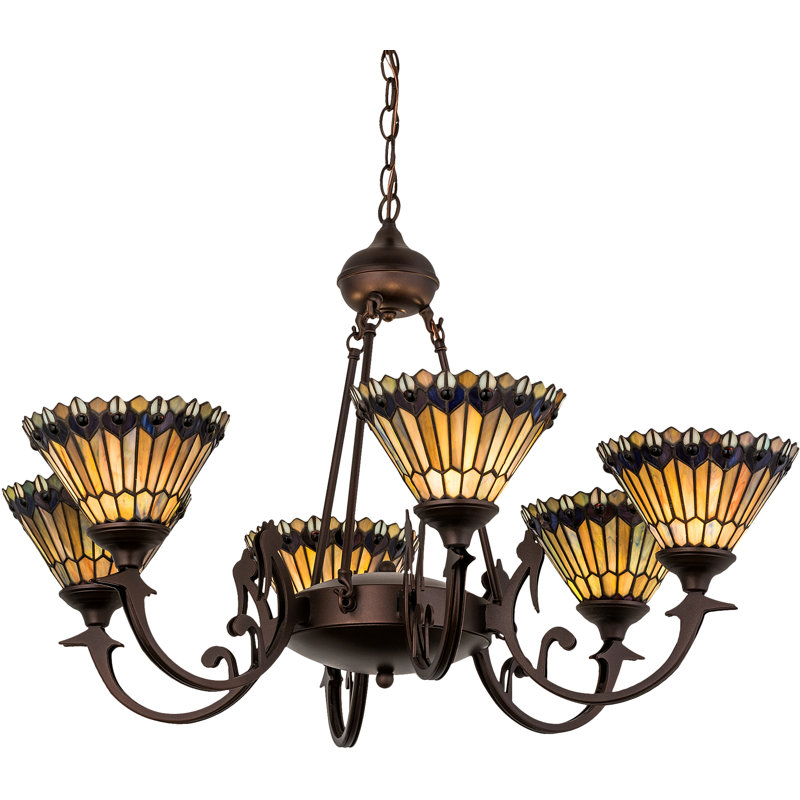 Meyda Tiffany & Stained Glass 6 - Light Chandelier
