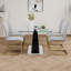 Table en verre de style moderne