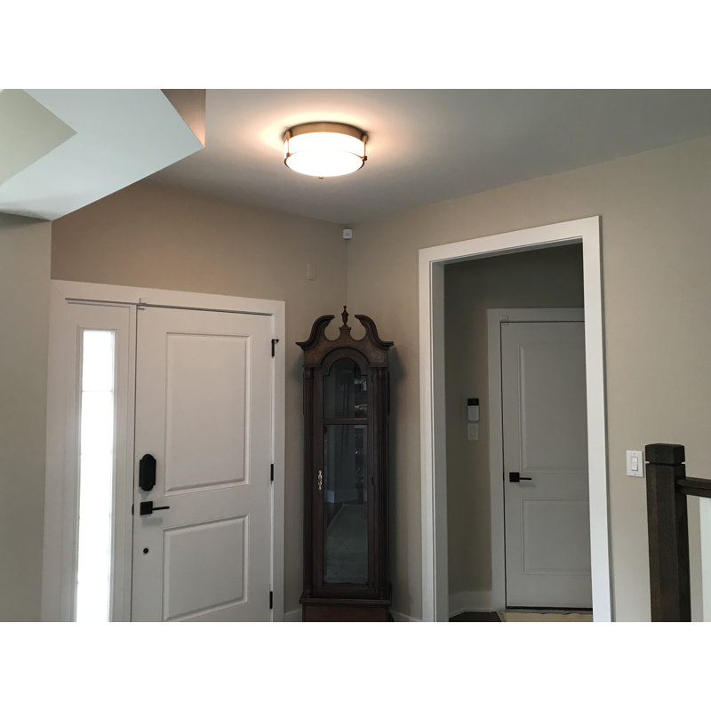 Colbin 3 - Light 16.5'' Single Drum Flush Mount, Laiton héritage